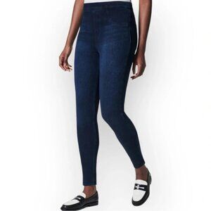 Spanx Jean ish  Ankle Leggings in Twilight Rinse L